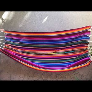 Hammock boho multicolored hand-woven. NEW. Imported.